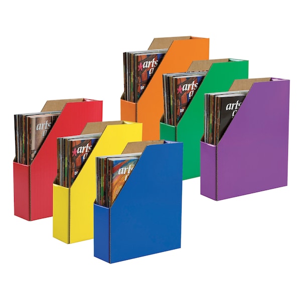 Classroom Keepers Magazine Holders, 6 Assorted Colors